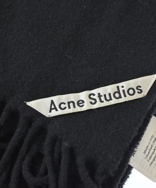 Acne Studios（アクネストゥディオズ）マフラー 黒 サイズ:- レディース/2200724572243