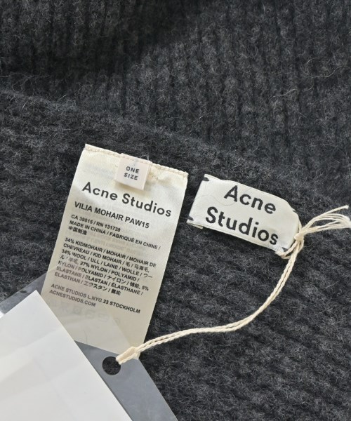 Acne Studios（アクネストゥディオズ）マフラー グレー サイズ:ONE レディース/2200724781560