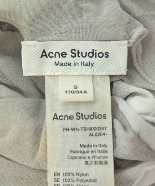 Acne Studios（アクネストゥディオズ）Tシャツ・カットソー グレー サイズ:S レディース/2200714796116