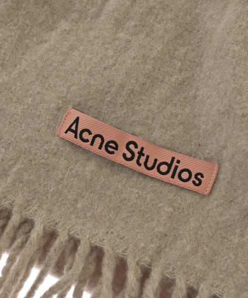 Acne Studios（アクネストゥディオズ）マフラー ベージュ サイズ:- レディース/2200720343021