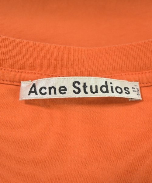Acne Studios（アクネストゥディオズ）Tシャツ・カットソー オレンジ サイズ:S レディース/2200721818061