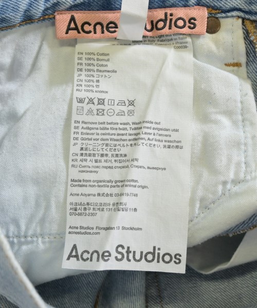 Acne Studios（アクネストゥディオズ）デニムパンツ 青 サイズ:25(S位) レディース/2200722051016