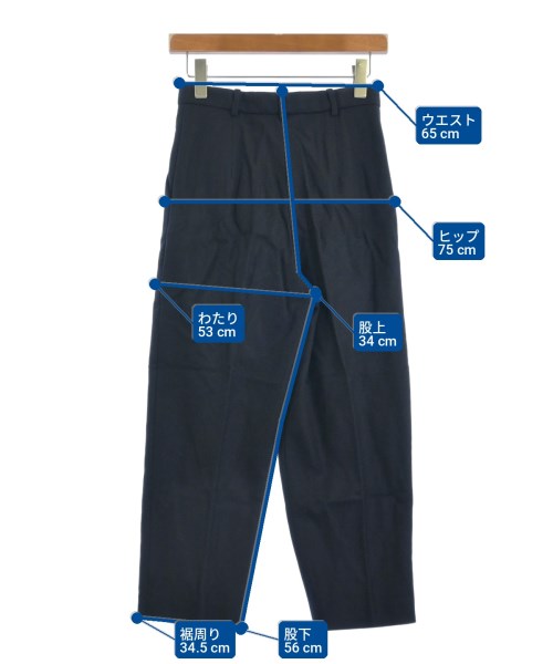 Acne Studios（アクネストゥディオズ）スラックス 紺 サイズ:36(S位) レディース/2200725752026