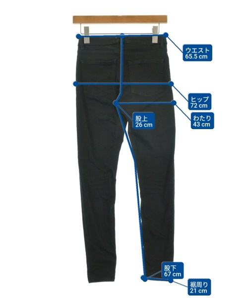 Acne Studios（アクネストゥディオズ）デニムパンツ 黒 サイズ:26(M位) レディース/2200721297163