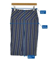 Acne Studios（アクネストゥディオズ）ひざ丈スカート 紺 サイズ:34(XS位) レディース/2200684760025
