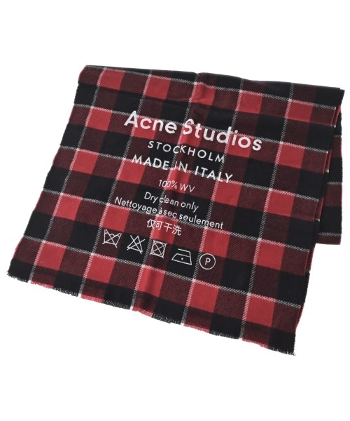 Acne Studios(アクネストゥディオズ)ストール 赤 サイズ:-/2200685950050