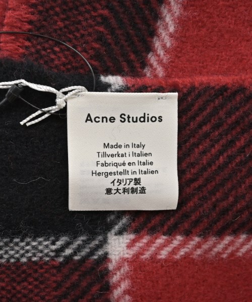 Acne Studios（アクネストゥディオズ）ストール 赤 サイズ:- レディース/2200685950050
