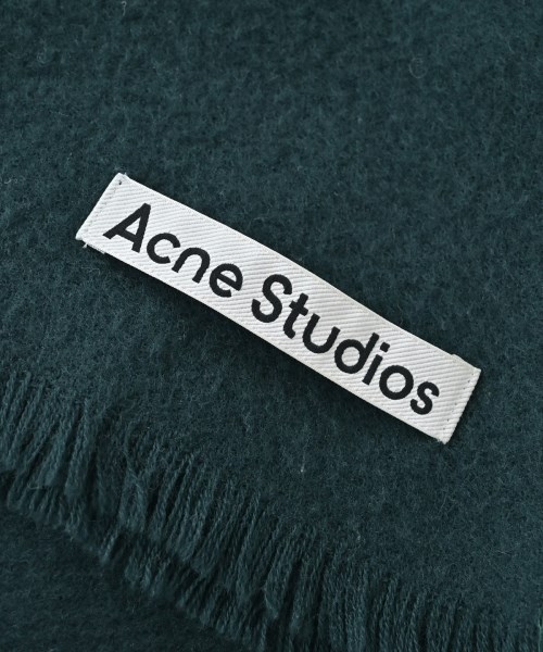 Acne Studios（アクネストゥディオズ）マフラー 緑 サイズ:206×65 レディース/2200686436256