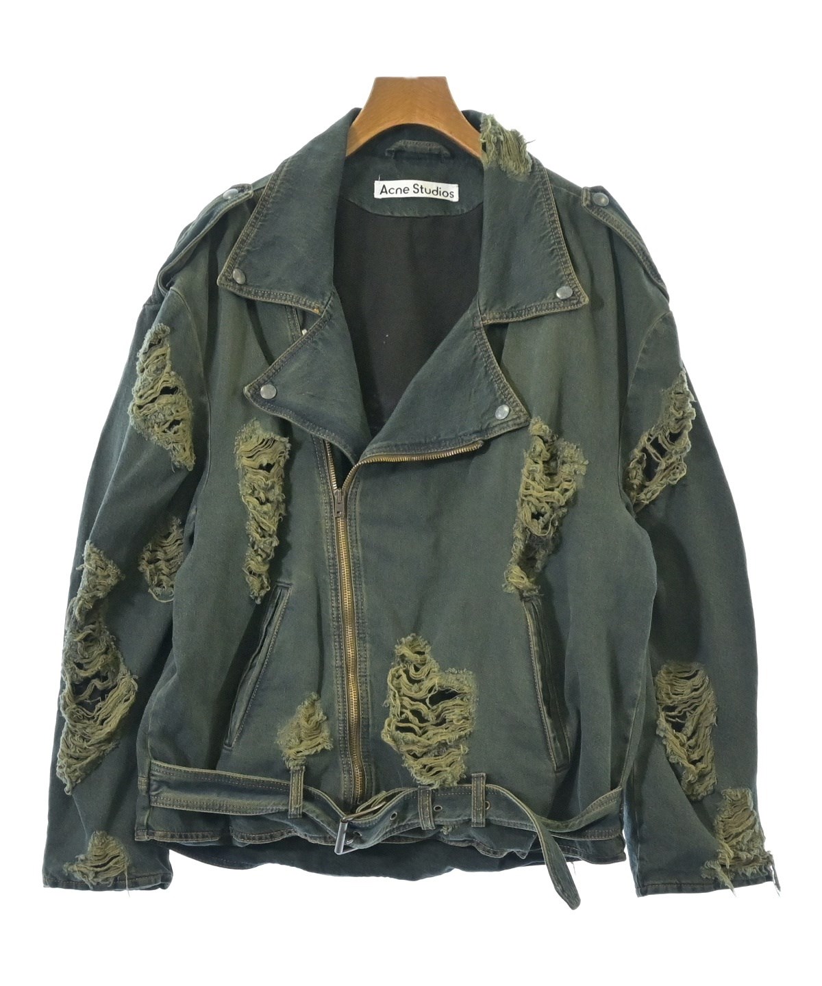 アクネ'ACNE 名作 ライダースジャケット OUR LEGACY Acne Studios（アクネストゥディオズ）ライダース 紺 サイズ:36(S位
