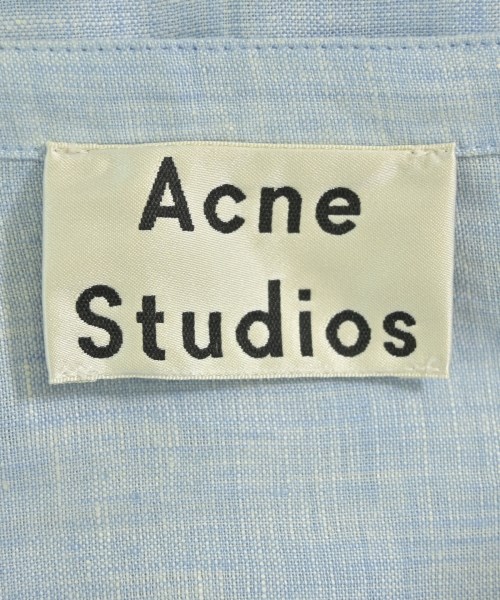 Acne Studios（アクネストゥディオズ）シャツワンピース 青 サイズ:36(S位) レディース/2200691728599