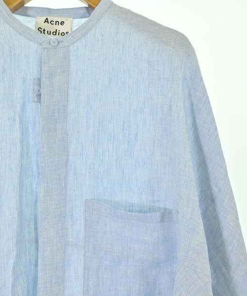 Acne Studios（アクネストゥディオズ）シャツワンピース 青 サイズ:36(S位) レディース/2200691728599