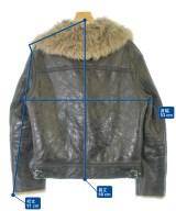 Acne Studios（アクネストゥディオズ）ライダース 茶 サイズ:32(XXS位) レディース/2200692525012