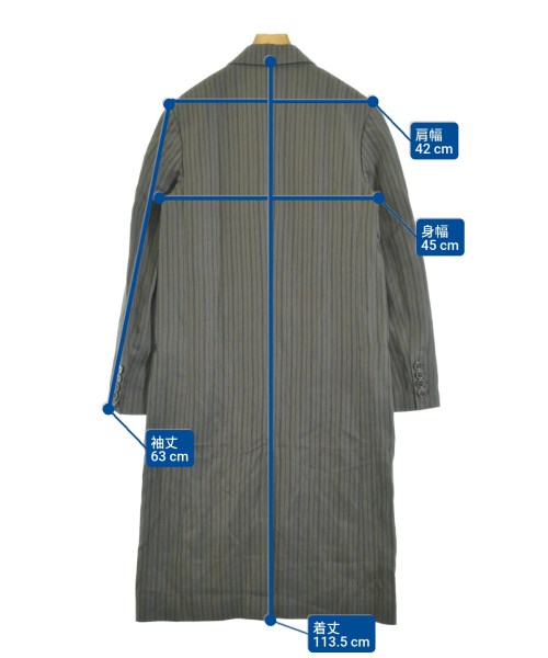 Acne Studios（アクネストゥディオズ）チェスターコート グレー サイズ:32(XXS位) レディース/2200685686010
