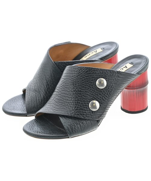 Acne Studios(アクネストゥディオズ)サンダル 黒 サイズ:EU36(22.5cm位)/2200693419075