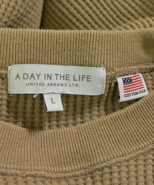 a day in the life UNITED ARROWS（アデイインザライフユナイテッドアローズ）Tシャツ・カットソー ベージュ サイズ:L メンズ/2200636742055