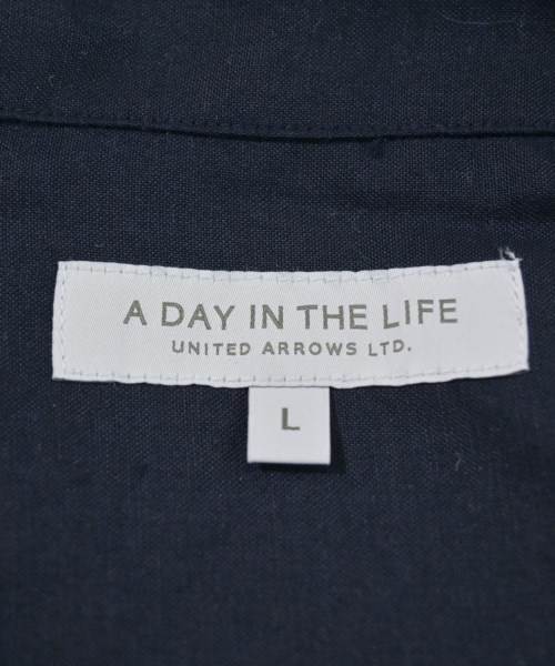a day in the life UNITED ARROWS（アデイインザライフユナイテッドアローズ）カジュアルシャツ 紺 サイズ:L メンズ/2200630212080