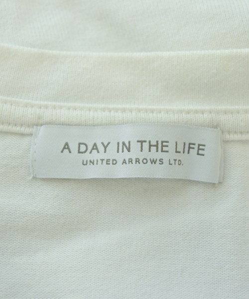 a day in the life UNITED ARROWS（アデイインザライフユナイテッドアローズ）Tシャツ・カットソー 白 サイズ:F レディース/2200623344026