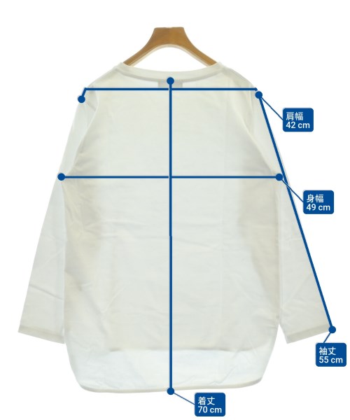 a day in the life UNITED ARROWS（アデイインザライフユナイテッドアローズ）Tシャツ・カットソー 白 サイズ:F レディース/2200623344026