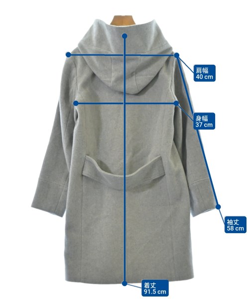 a day in the life UNITED ARROWS（アデイインザライフユナイテッドアローズ）コート グレー サイズ:38(M位) レディース/2200625469017