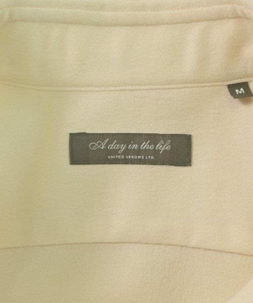 a day in the life UNITED ARROWS（アデイインザライフユナイテッドアローズ）カジュアルシャツ 白 サイズ:M メンズ/2200632025077