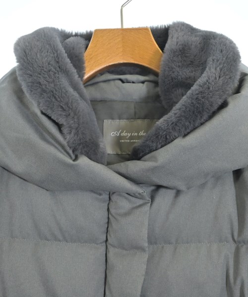 a day in the life UNITED ARROWS（アデイインザライフユナイテッドアローズ）ダウンジャケット/ダウンベスト グレー サイズ:38(M位) レディース/2200643005013