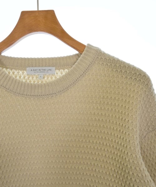 a day in the life UNITED ARROWS（アデイインザライフユナイテッドアローズ）ニット・セーター ベージュ サイズ:L メンズ/2200632995035
