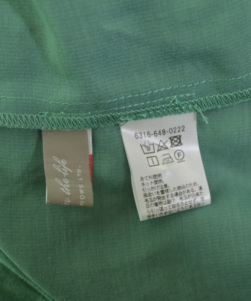 a day in the life UNITED ARROWS（アデイインザライフユナイテッドアローズ）ブラウス 緑 サイズ:-(XL位) レディース/2200637110068