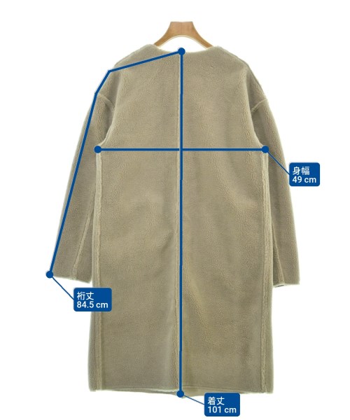 a day in the life UNITED ARROWS（アデイインザライフユナイテッドアローズ）ムートンコート グレー サイズ:F レディース/2200622182087