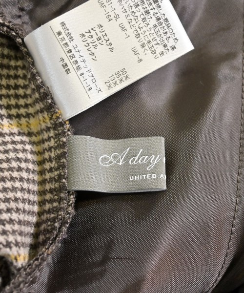 a day in the life UNITED ARROWS（アデイインザライフユナイテッドアローズ）スラックス 茶 サイズ:38(M位) レディース/2200622514024