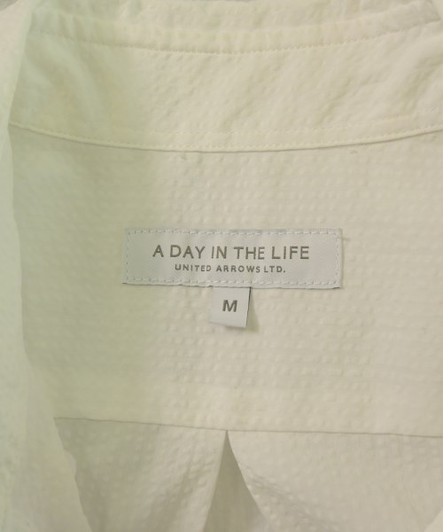 a day in the life UNITED ARROWS（アデイインザライフユナイテッドアローズ）カジュアルシャツ 白 サイズ:M メンズ/2200614969139