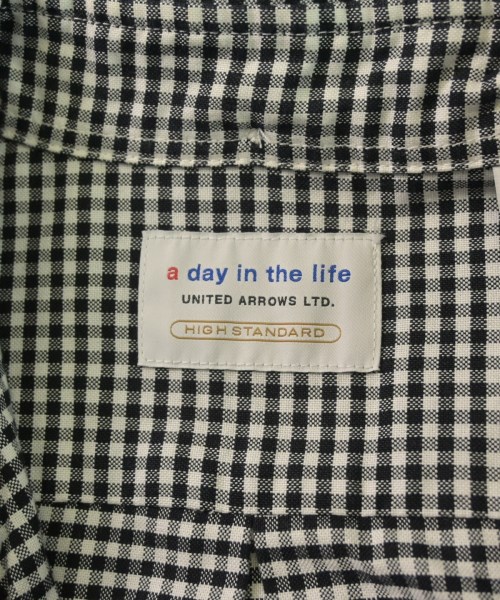 a day in the life UNITED ARROWS（アデイインザライフユナイテッドアローズ）カジュアルシャツ 黒 サイズ:S メンズ/2200614969146