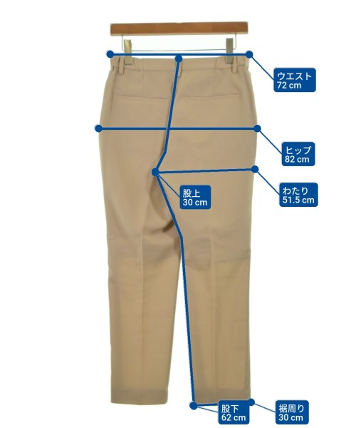 a day in the life UNITED ARROWS（アデイインザライフユナイテッドアローズ）クロップドパンツ ベージュ サイズ:38(M位) レディース/2200621584080