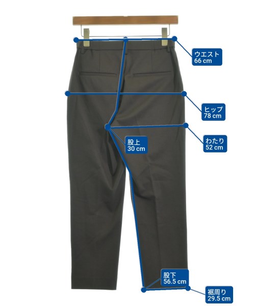 a day in the life UNITED ARROWS（アデイインザライフユナイテッドアローズ）スラックス 茶 サイズ:36(S位) レディース/2200628836144