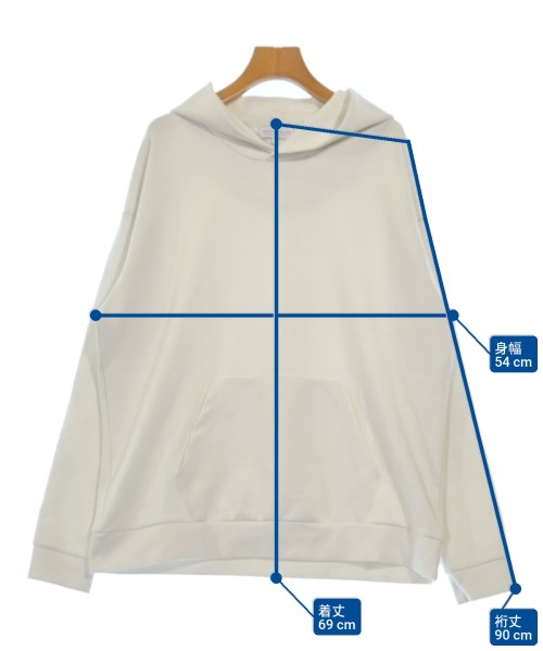 a day in the life UNITED ARROWS（アデイインザライフユナイテッドアローズ）パーカー 白 サイズ:L レディース/2200614924015