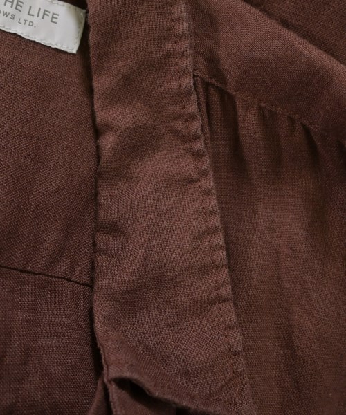 a day in the life UNITED ARROWS（アデイインザライフユナイテッドアローズ）シャツワンピース 茶 サイズ:-(M位) レディース/2200607959093