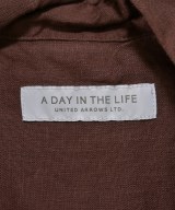 a day in the life UNITED ARROWS（アデイインザライフユナイテッドアローズ）シャツワンピース 茶 サイズ:-(M位) レディース/2200607959093
