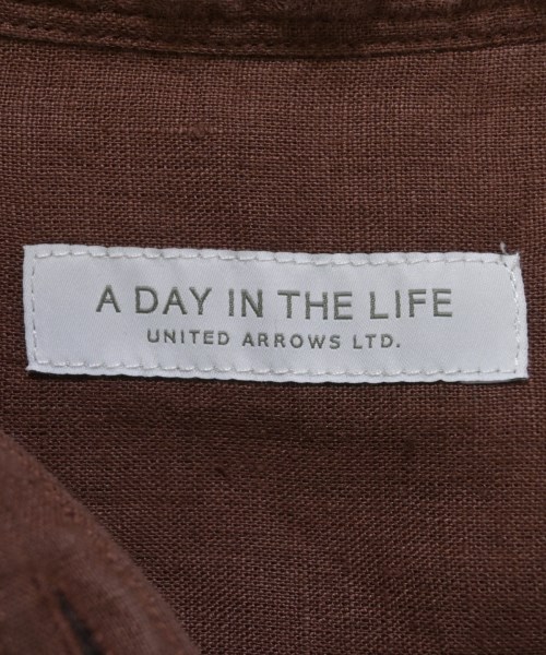 a day in the life UNITED ARROWS（アデイインザライフユナイテッドアローズ）カジュアルシャツ 茶 サイズ:-(M位) レディース/2200607959123
