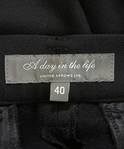 a day in the life UNITED ARROWS（アデイインザライフユナイテッドアローズ）スラックス 黒 サイズ:40(M位) レディース/2200608302027