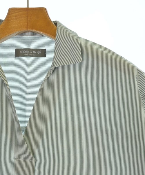a day in the life UNITED ARROWS（アデイインザライフユナイテッドアローズ）シャツワンピース グレー サイズ:F レディース/2200615075181