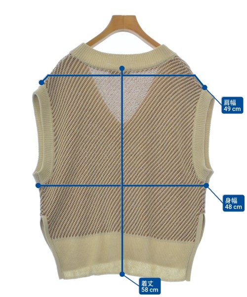 a day in the life UNITED ARROWS（アデイインザライフユナイテッドアローズ）ベスト 茶 サイズ:-(M位) レディース/2200617532040