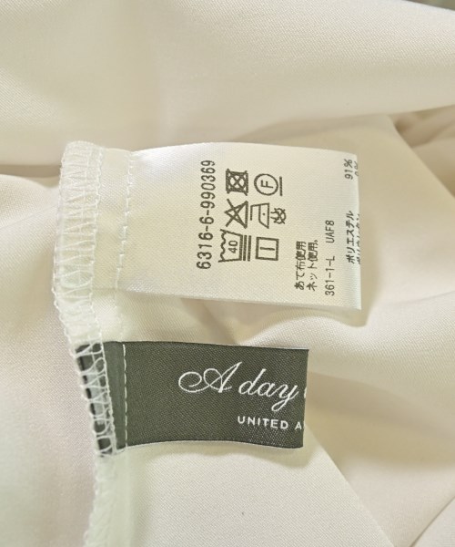 a day in the life UNITED ARROWS（アデイインザライフユナイテッドアローズ）ブラウス 白 サイズ:F レディース/2200603986055