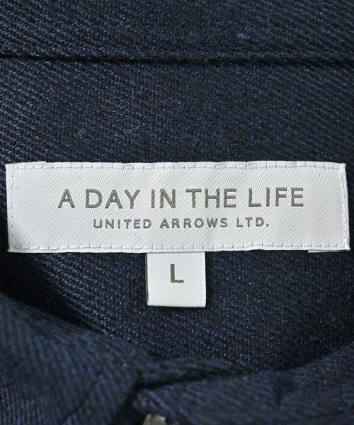 a day in the life UNITED ARROWS（アデイインザライフユナイテッドアローズ）カジュアルシャツ 紺 サイズ:L メンズ/2200666920027