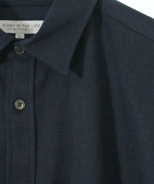 a day in the life UNITED ARROWS（アデイインザライフユナイテッドアローズ）カジュアルシャツ 紺 サイズ:L メンズ/2200666920027