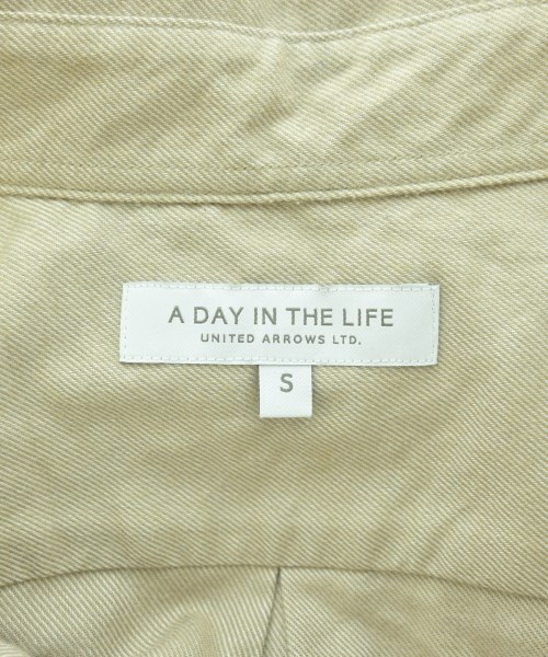 a day in the life UNITED ARROWS（アデイインザライフユナイテッドアローズ）カジュアルシャツ ベージュ サイズ:S メンズ/2200672778018