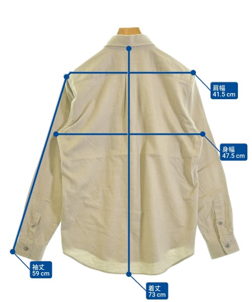 a day in the life UNITED ARROWS（アデイインザライフユナイテッドアローズ）カジュアルシャツ ベージュ サイズ:S メンズ/2200672778018