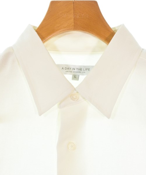 a day in the life UNITED ARROWS（アデイインザライフユナイテッドアローズ）カジュアルシャツ 白 サイズ:L メンズ/2200674207042