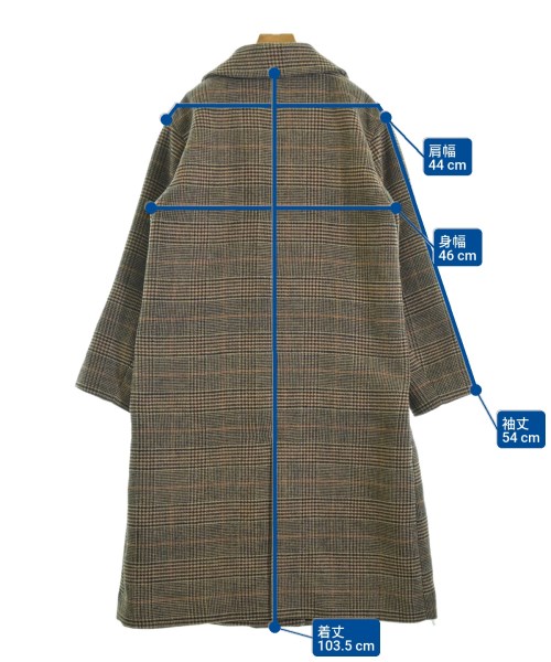 a day in the life UNITED ARROWS（アデイインザライフユナイテッドアローズ）コート 茶 サイズ:F レディース/2200671695071