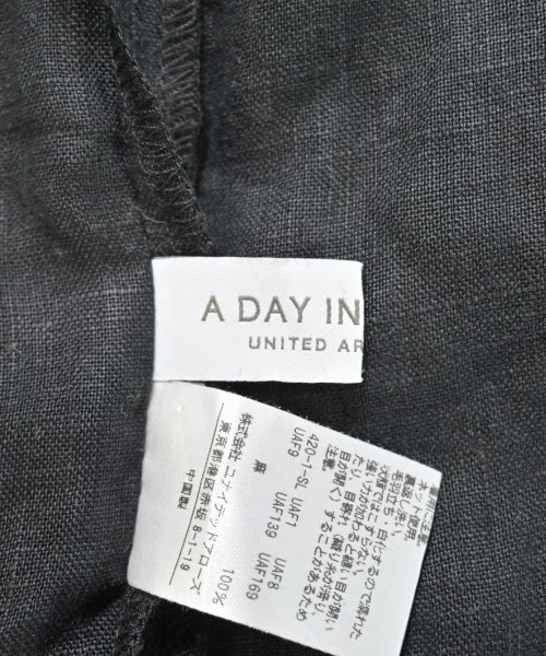 a day in the life UNITED ARROWS（アデイインザライフユナイテッドアローズ）ワンピース 黒 サイズ:F レディース/2200674188020