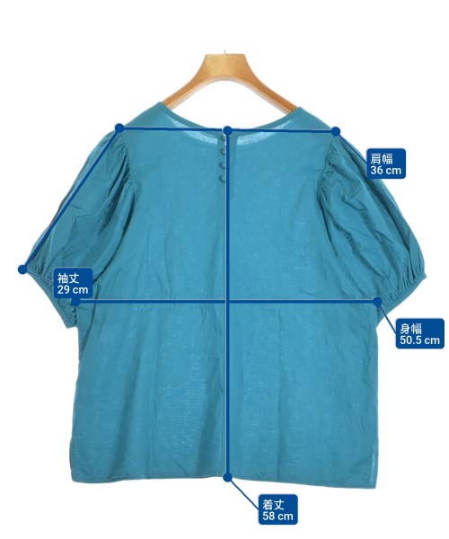 a day in the life UNITED ARROWS（アデイインザライフユナイテッドアローズ）ブラウス 青 サイズ:F レディース/2200672439148