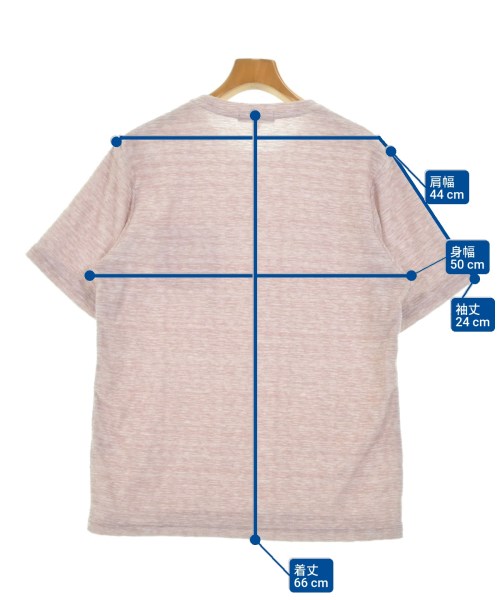 a day in the life UNITED ARROWS（アデイインザライフユナイテッドアローズ）Tシャツ・カットソー ピンク サイズ:L メンズ/2200672870057